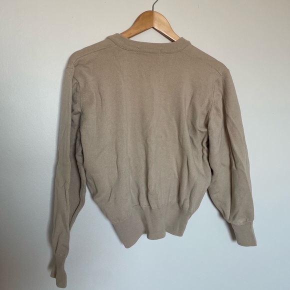 Beige Crossover Cardigan - Picture 2 of 2